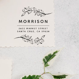 Carimbo Auto Entintado Endereço de Devolução Personalizada da Ramificação