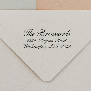 Carimbo Auto Entintado Endereço de devolução personalizado do Na moda Scr