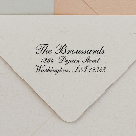 Carimbo Auto Entintado Endereço de devolução personalizado do Na moda Scr