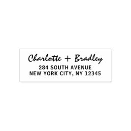 Carimbo Auto Entintado Endereço de Devolução Pessoal Profissional com Let