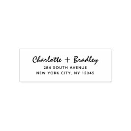 Carimbo Auto Entintado Endereço de Devolução Pessoal Profissional com Let