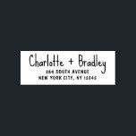 Carimbo Auto Entintado Endereço de Devolução Pessoal Profissional de Letr<br><div class="desc">Carimbo de Endereço de Devolução Pessoal Profissional de Letra Moderna com Tinta Permanente apresenta seu nome personalizado ou nome da empresa em uma elegante letra de caligrafia seu endereço de devolução abaixo. Perfeito para convites de casamento, chá de noiva, festa de despedida de solteira, chá de bebê, festa de aniversário,...</div>