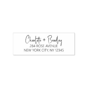 Carimbo Auto Entintado Endereço de Devolução Pessoal Profissional Roteiro