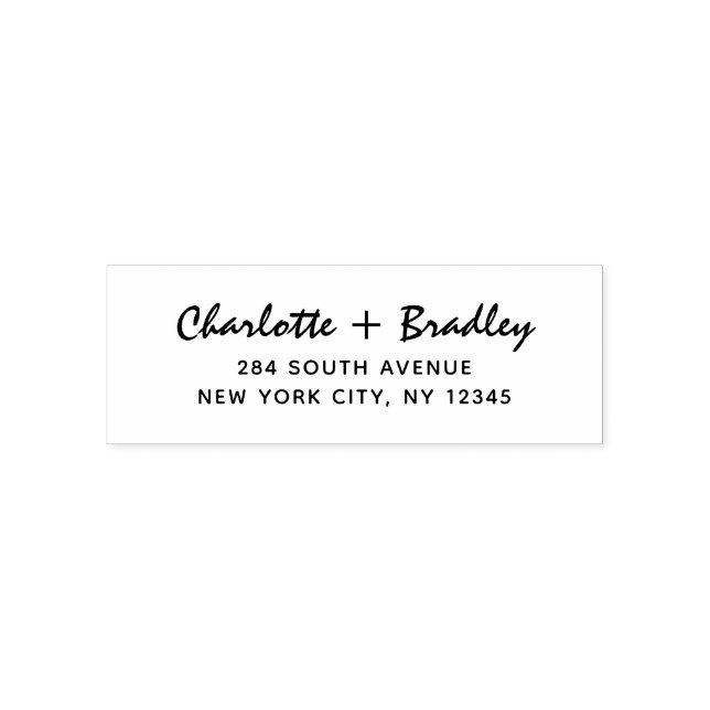 Carimbo Auto Entintado Endereço de Devolução Pessoal Roteiro Moderno Prof (Design)