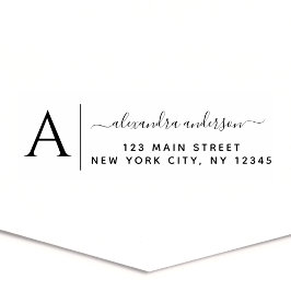 Carimbo Auto Entintado Endereço de devolução profissional ou pessoal