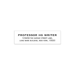 Carimbo Auto Entintado Endereço de devolução simples