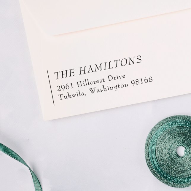 Carimbo Auto Entintado Endereço de Devolução Simples Profissional Alinhad (Stamp Mockup)