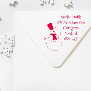 Carimbo Auto Entintado Endereço de Natal Personalizado