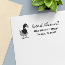 Endereço de Remessa de Pato Selvagem de Desenho An