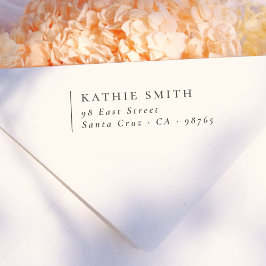 Carimbo Auto Entintado Endereço de Retorno Alinhado à Esquerda Mínimo Chi