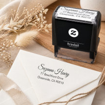 Endereço de retorno _caligrafia elegante