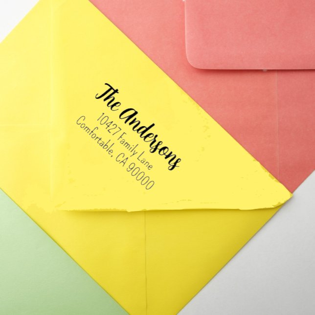 Carimbo Auto Entintado Endereço de Retorno de Script  (Criador carregado)