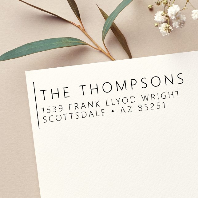 Carimbo Auto Entintado Endereço de retorno Personalizado de casamento min (Criador carregado)