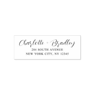 Carimbo Auto Entintado Endereço de Retorno Pessoal Profissional de Script