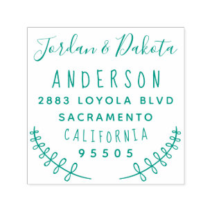 Carimbo Auto Entintado Endereço do remetente feito sob encomenda do casa