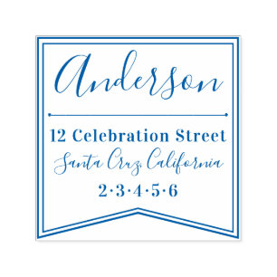 Carimbo Auto Entintado Endereço do remetente feito sob encomenda moderno