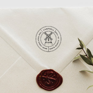 Carimbo Auto Entintado Endereço Personalizado Da Máquina De Vinculação Ru