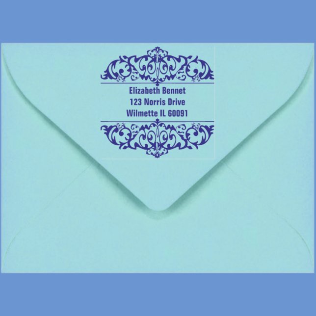 Carimbo Auto Entintado Enfeite Filigrana (Criador carregado)