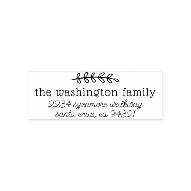 Carimbo Auto Entintado Escrito Cortante e Endereço de devolução da famíli (Design)