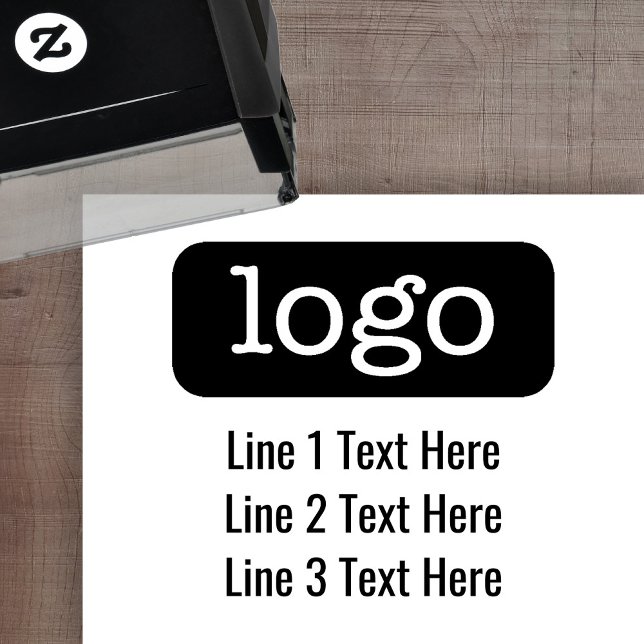 Carimbo Auto Entintado Escritório básico ou Endereço de devolução comerci (Criador carregado)