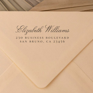 Carimbo Auto Entintado Escritório de Negócios   Nome personalizado Endere