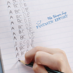 Carimbo Auto Entintado Esforço Fantástico Professores personalizados