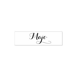 Carimbo Auto Entintado Esperanto: Mês: Majo (maio)