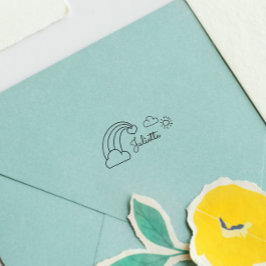 Carimbo Auto Entintado Estilo Personalizado de Nome Personalizado de Cria