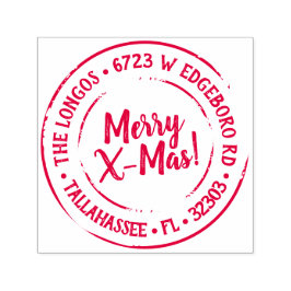 Carimbo Auto Entintado Etiqueta de Endereço de Devolução de Feriado - Ver