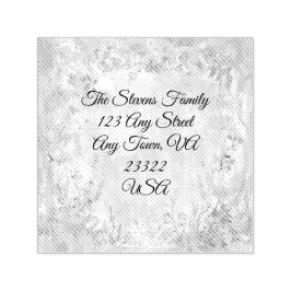 Carimbo Auto Entintado Etiqueta de Endereço de Devolução Personalizável A