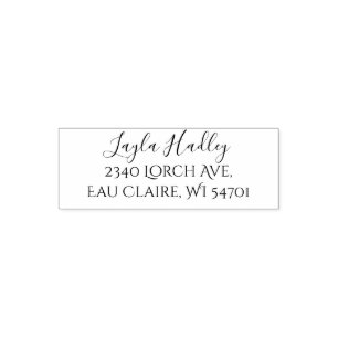 Carimbo Auto Entintado Etiquetas de Endereço Familiar, Etiquetas de Ender