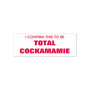 CARIMBO AUTO ENTINTADO EU CONFIRMO ESTE PARA SER COCKAMAMIE TOTAL