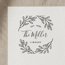 Ex-libris de Família Botânica Elegante