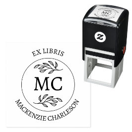 Carimbo Auto Entintado Ex Libris Personalizado Biblioteca de Livros de Mo