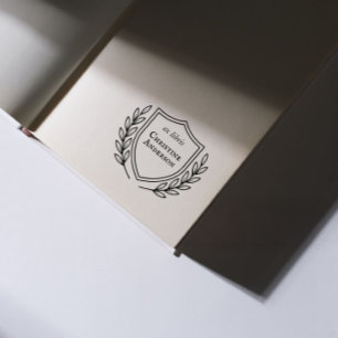 Carimbo Auto Entintado Faça Seu Próprio Buraco Da Biblioteca De