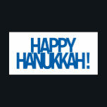 Carimbo Auto Entintado Feliz Hanukkah!<br><div class="desc">Feliz Hanukkah! Feliz Chanukah! Seja como for,  comemore alegremente com a família e os amigos.</div>