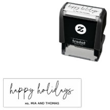 Feliz Natal Nome Personalizado Chic Script