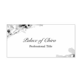 Carimbo Auto Entintado Floral