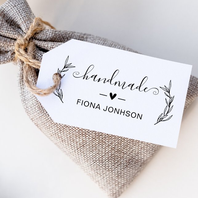 Carimbo Auto Entintado Folhas de Louro Crie à Mão (Laurel Leaves Create Your Own Handmade Self-inking Stamp)