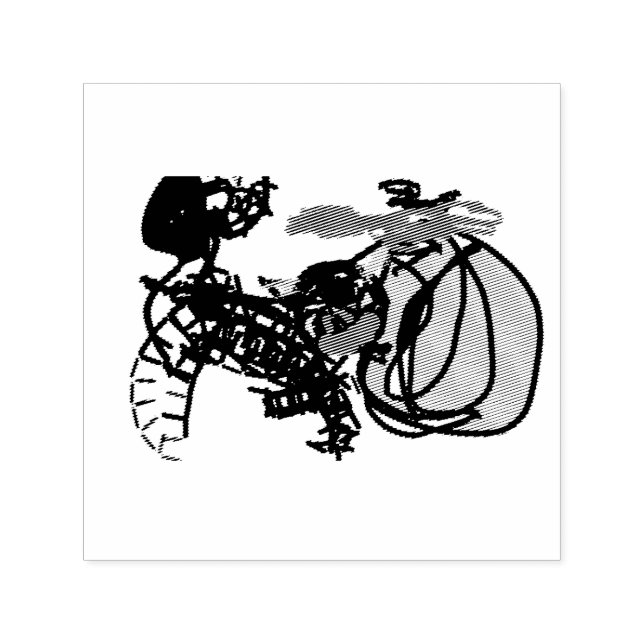 Carimbo Auto Entintado Gato Preto e Abóbora amor  (Design)