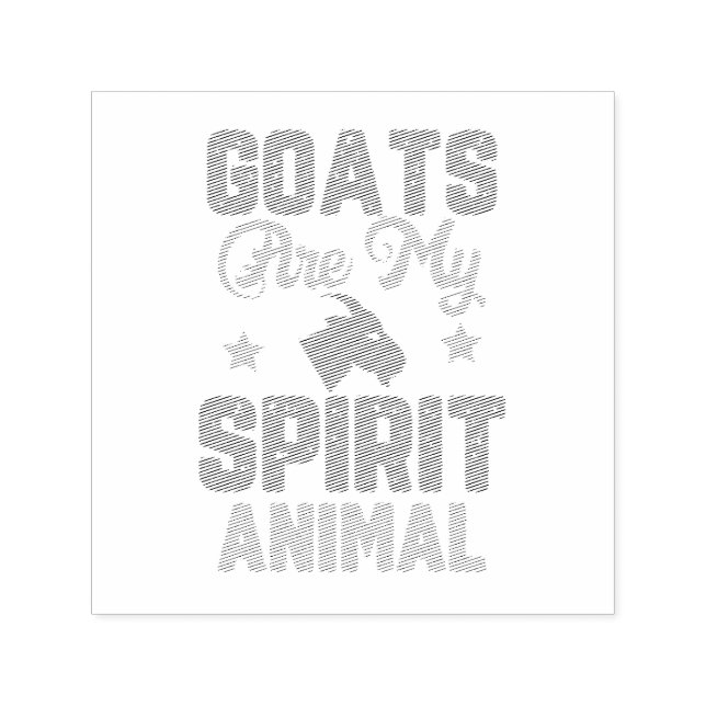 Carimbo Auto Entintado Goat design (Design)