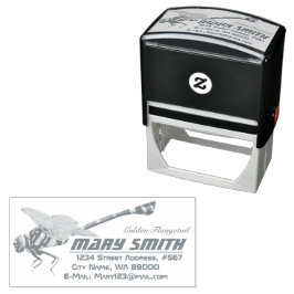 Carimbo Auto Entintado Golden Flangetail