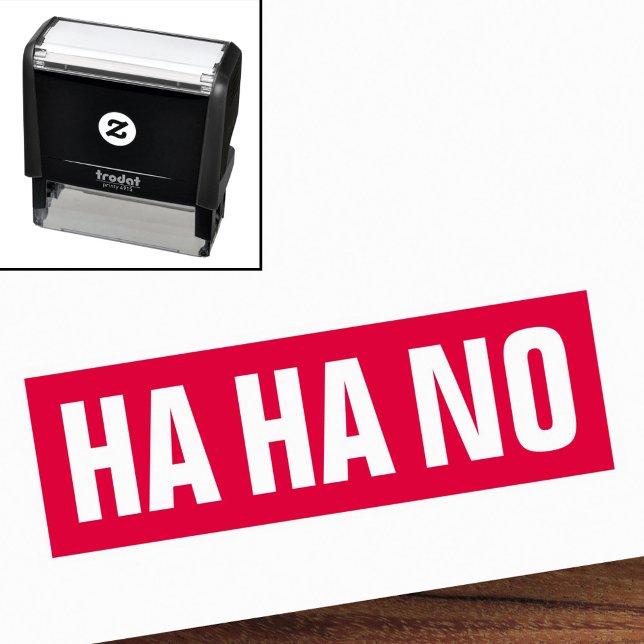 Carimbo Auto Entintado Ha (Ha ha no self-inking stamp)