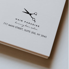 Carimbo Auto Entintado Hairstylist Beauty Salon Return Endereço