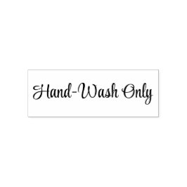 Carimbo Auto Entintado Hand-wash only Stamp