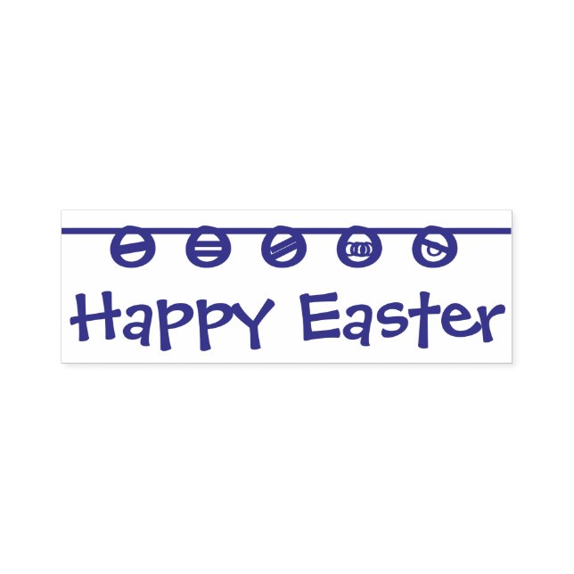 Carimbo Auto Entintado Happy Easter Rubber Stamp (Design)