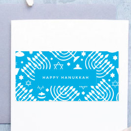 Carimbo Auto Entintado Happy Hanukkah