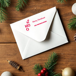 Carimbo Auto Entintado Ho Ho Ho: Feliz Natal