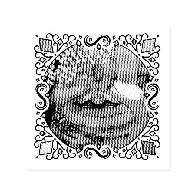 Carimbo Auto Entintado Hora do Dragão Oriental do Blue Fantasy (Design)