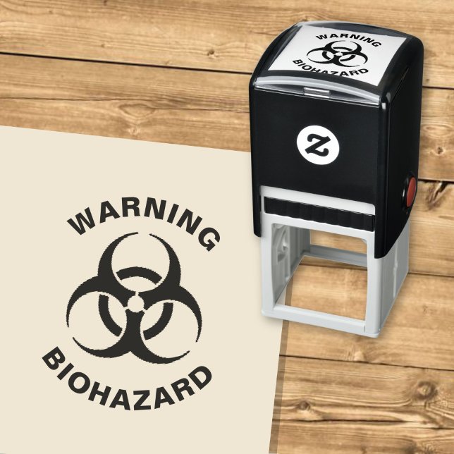 Carimbo Auto Entintado Ícone de Biohazard (Criador carregado)